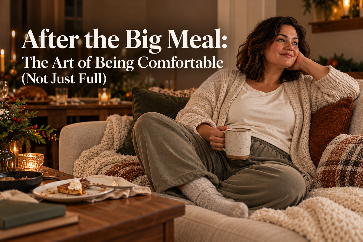 &nbsp;After the Big Meal: The Art of Being Comfortable (Not Just Full)
