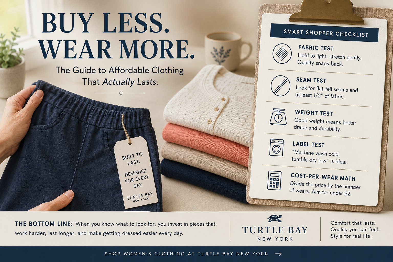 The Guide To Affordable Clothing That Actually Lasts.