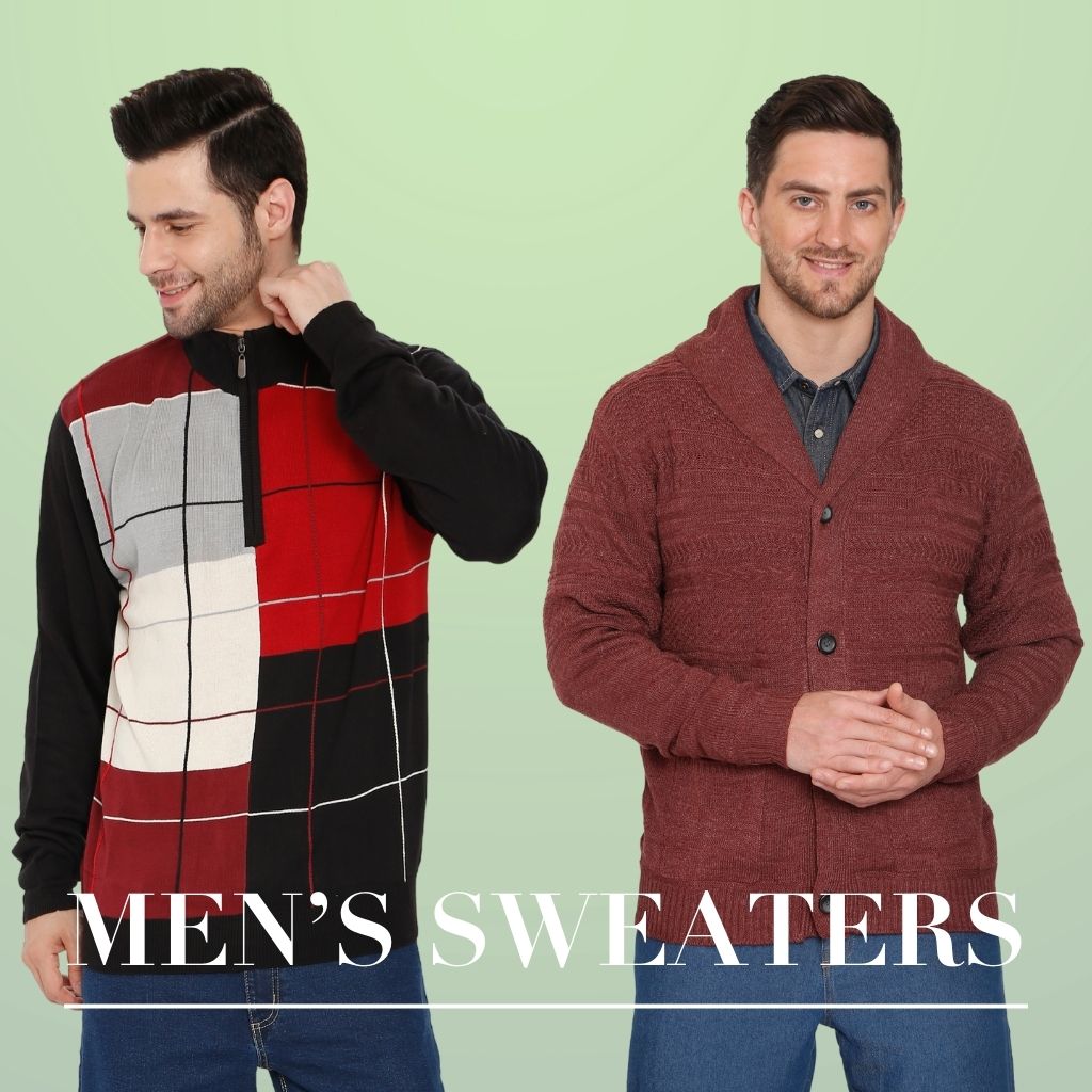 As the seasons change, it's time to cozy up in style with our curated men's sweaters collection.  Elevate your style with our sophisticated sweaters which are ideal for both casual and dressier occasions.