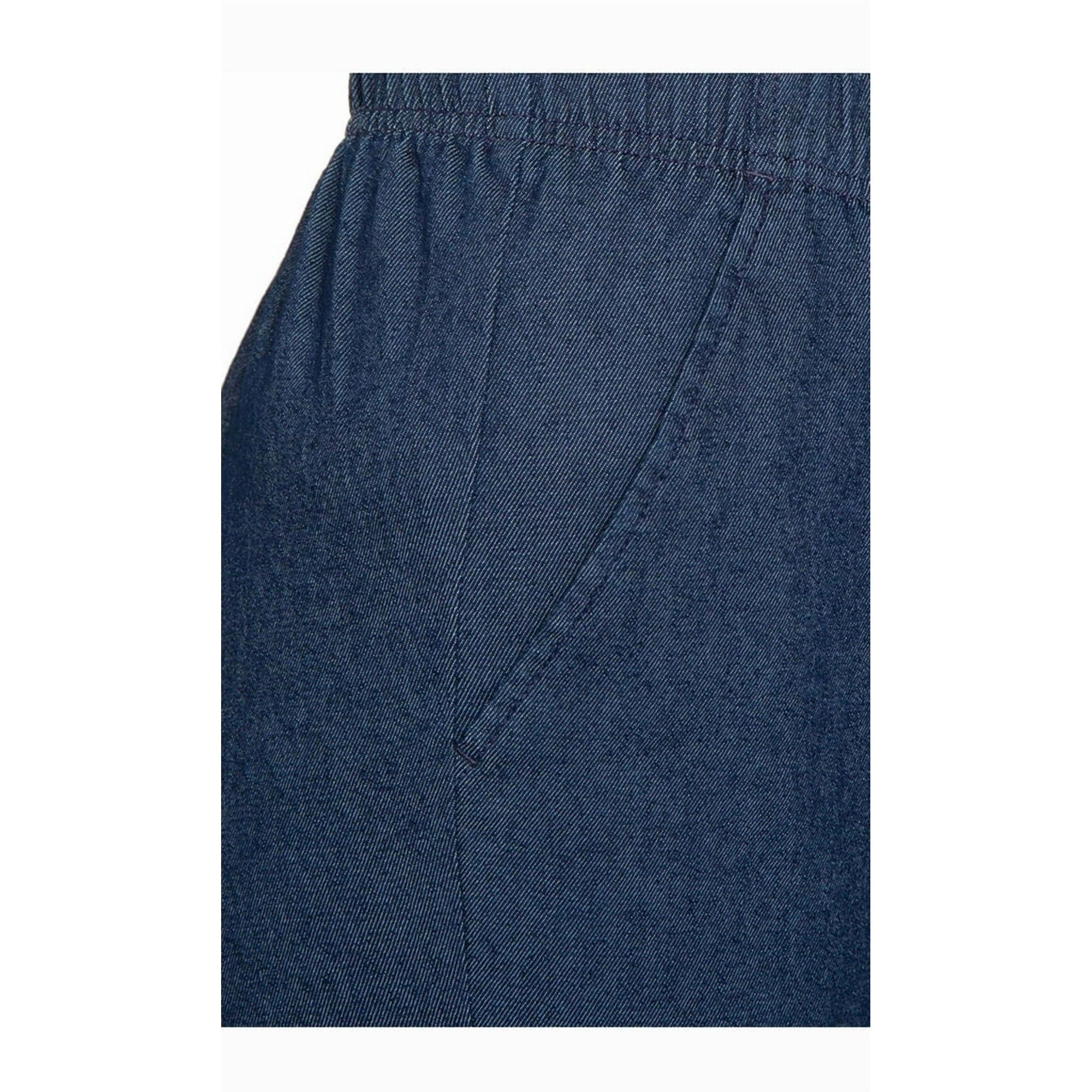 Women's Elastic Waist Pull On Jeans in Denim & Twill - Soft & Lightweight with a bit Stretch 8