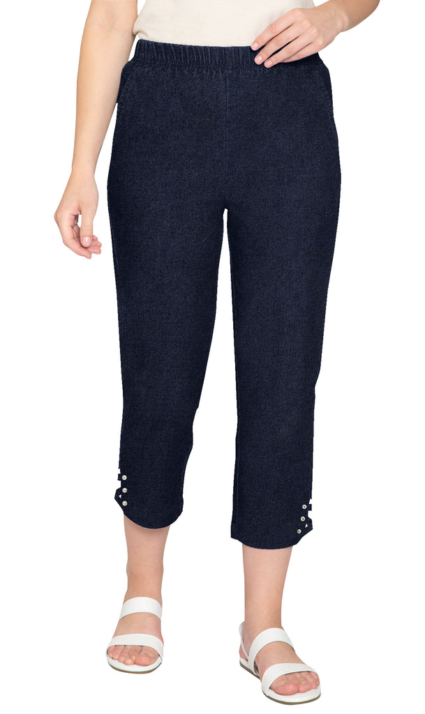 Women’s Capris with Studded Hem Detail – Right on the Edge of Dressy!