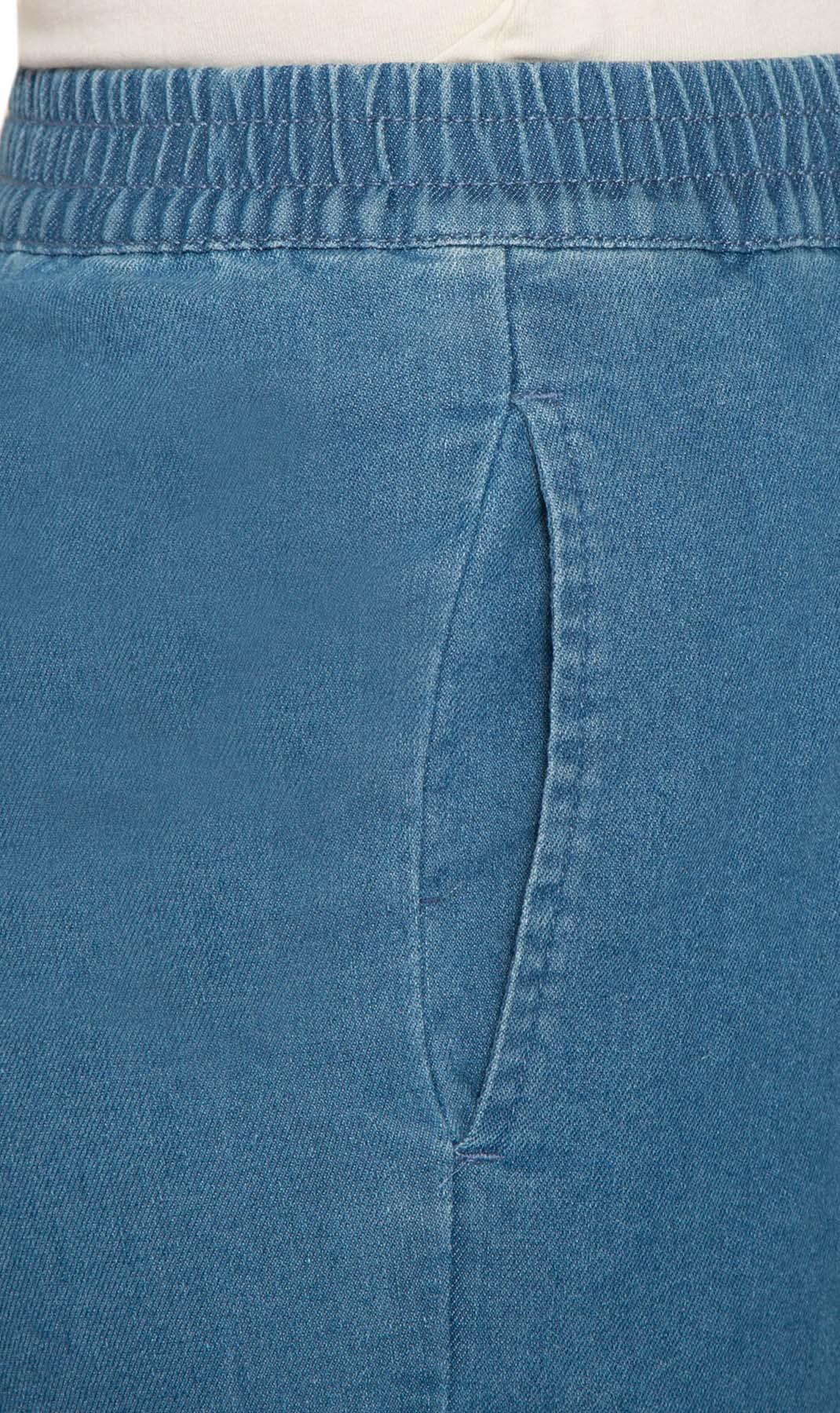 Women's Easy Pull on Bermuda Shorts in Denim and Twill 7