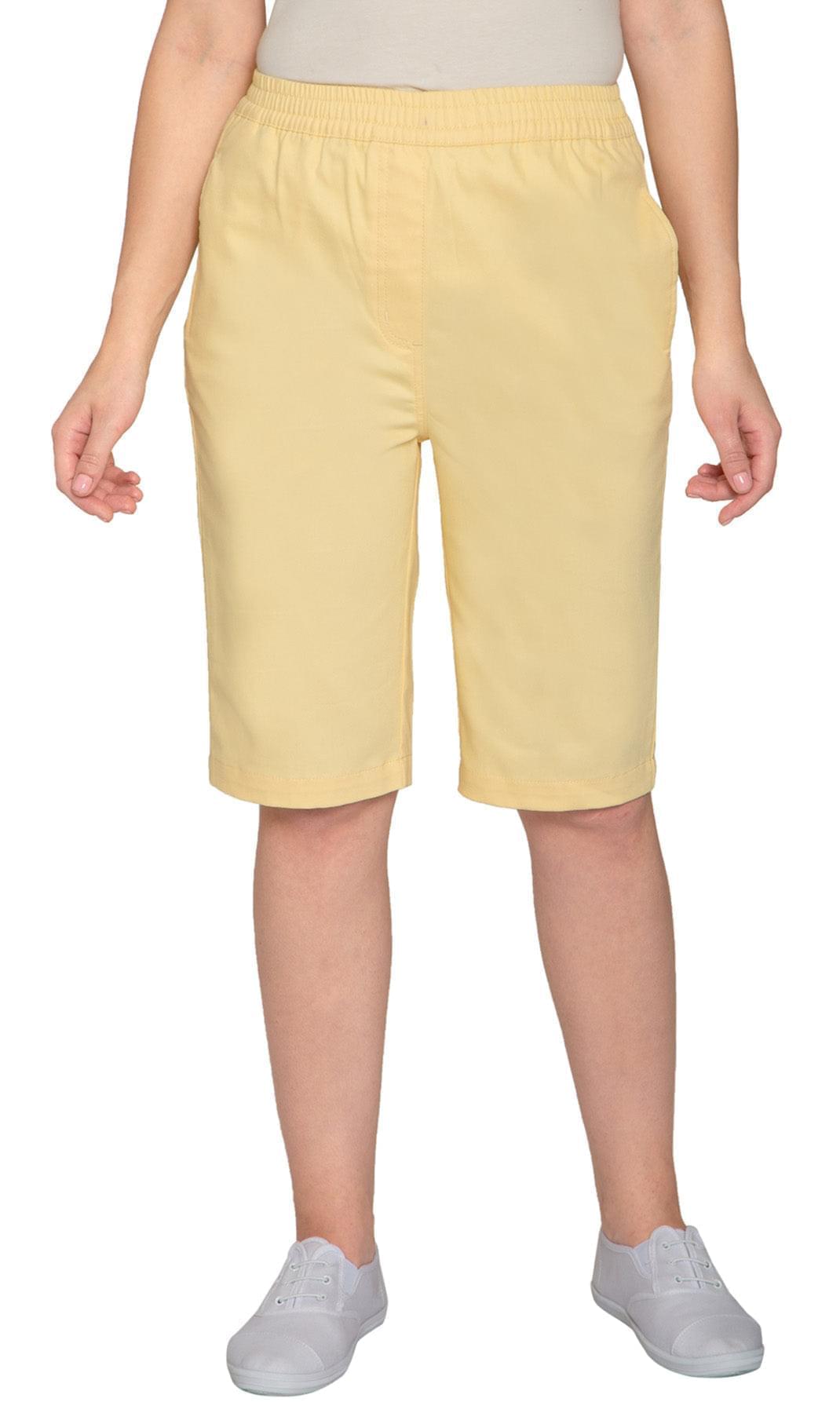 Women's Easy Pull on Bermuda Shorts in Denim and Twill 9