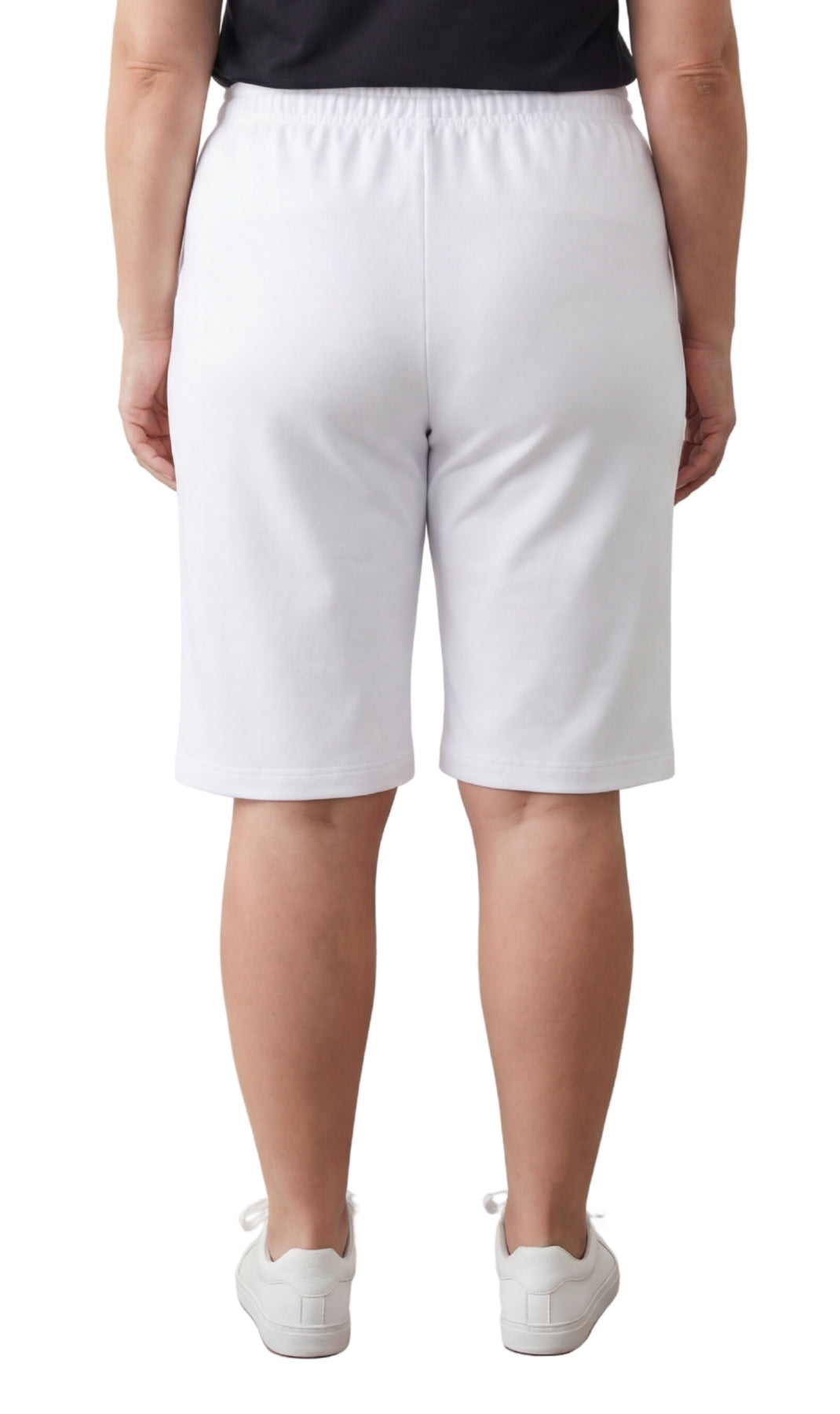 Women's Easy Pull on Bermuda Shorts in Denim and Twill 24