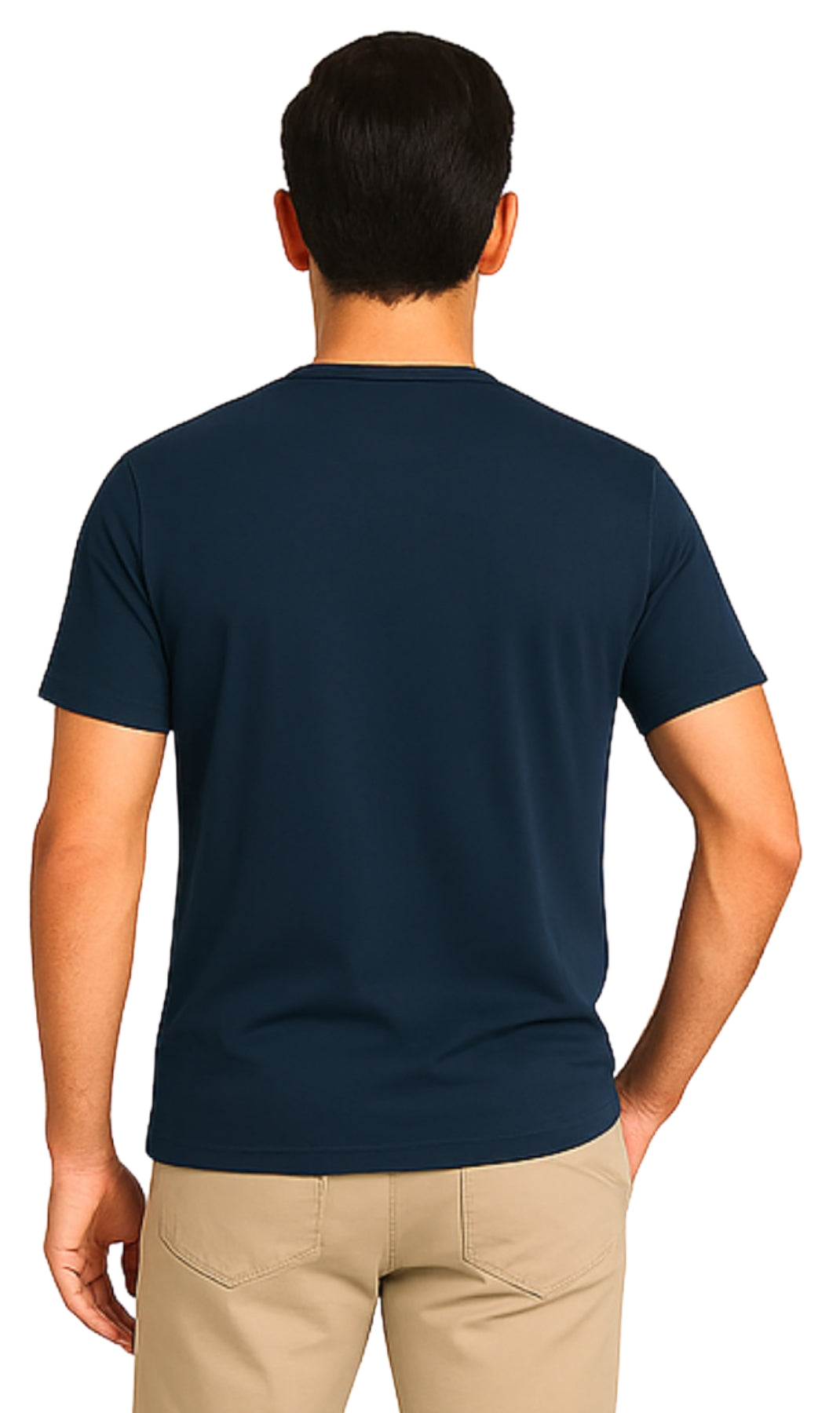 Men's Short Sleeve Henley Relaxed Fit Shirt with Pocket 11