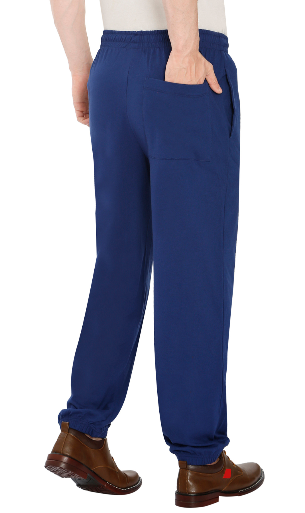 Mens Pull On Elastic Waist Knit Pants - Relaxed Dressing for Comfort 8