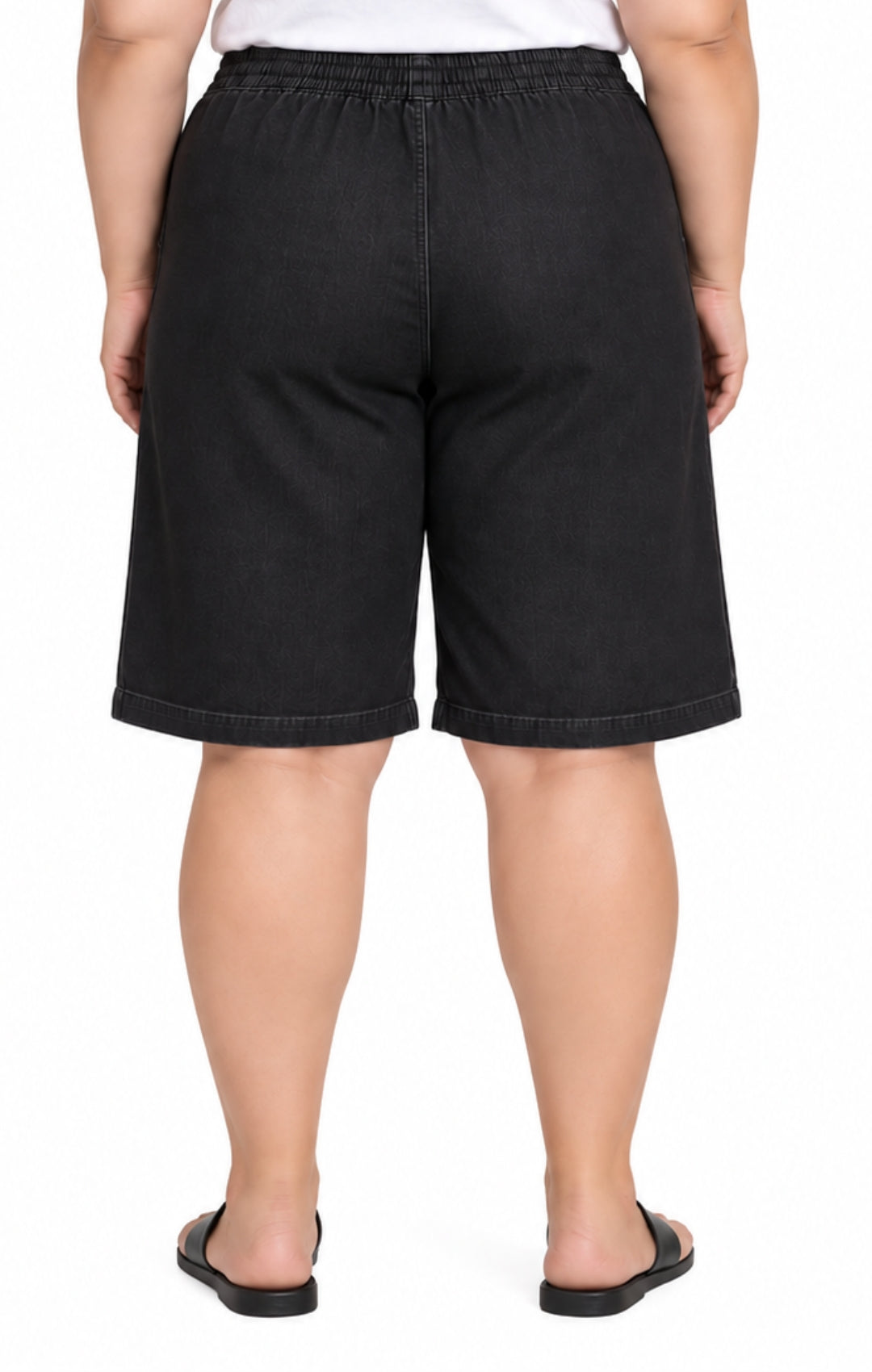 Women's Easy Pull-On Bermuda Shorts in Denim and Twill 41